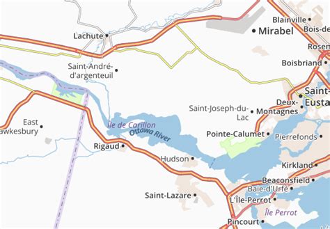 saint placide quebec map